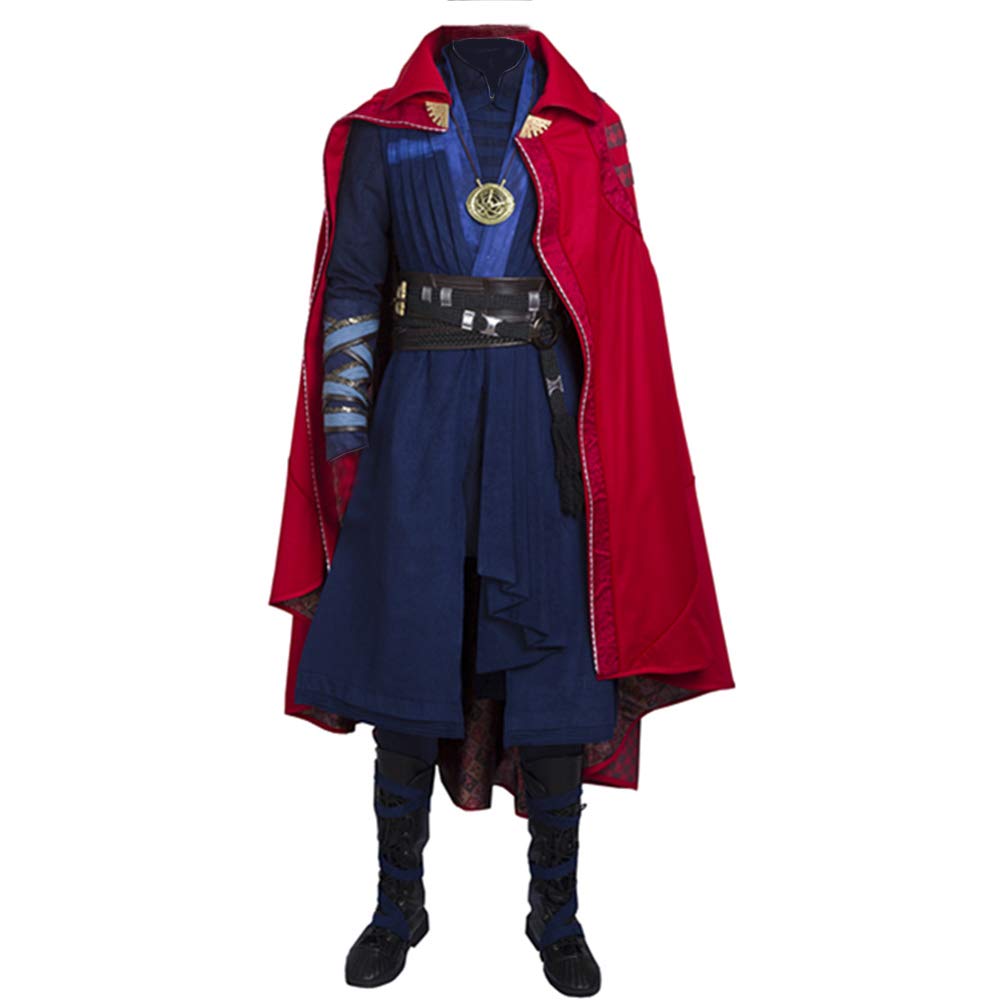 Deluxe Doctor Costume Suit with Red Cape - Halloween Cosplay Outfit for Adults & Kids | Perfect for Halloween Parties, Cosplay Events & Themed Dress-Up