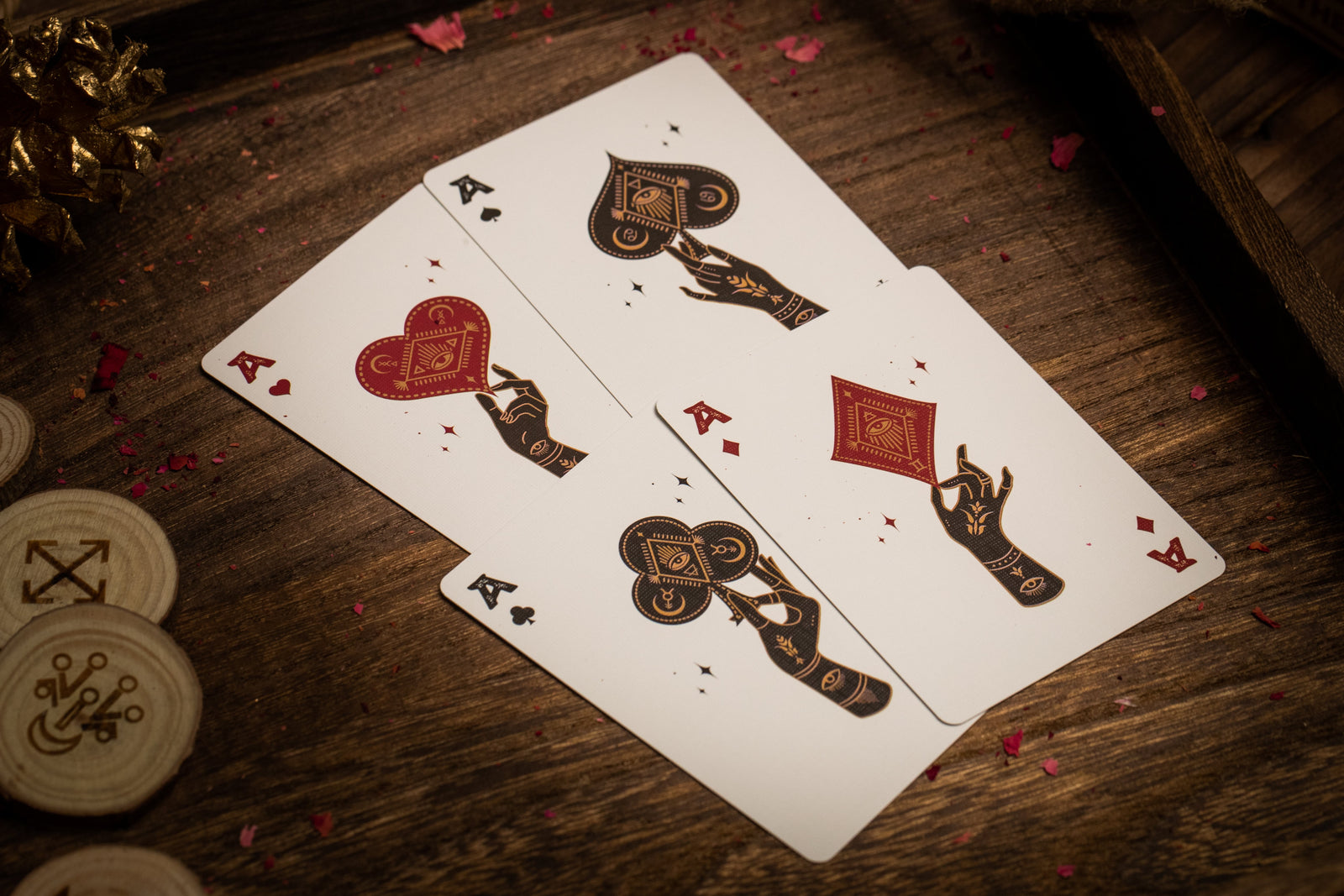 Palmistry Playing Cards - Divination & Fortune Telling Deck for Beginners & Professionals | Perfect for Tarot Readings, Psychic Practice & Party Games