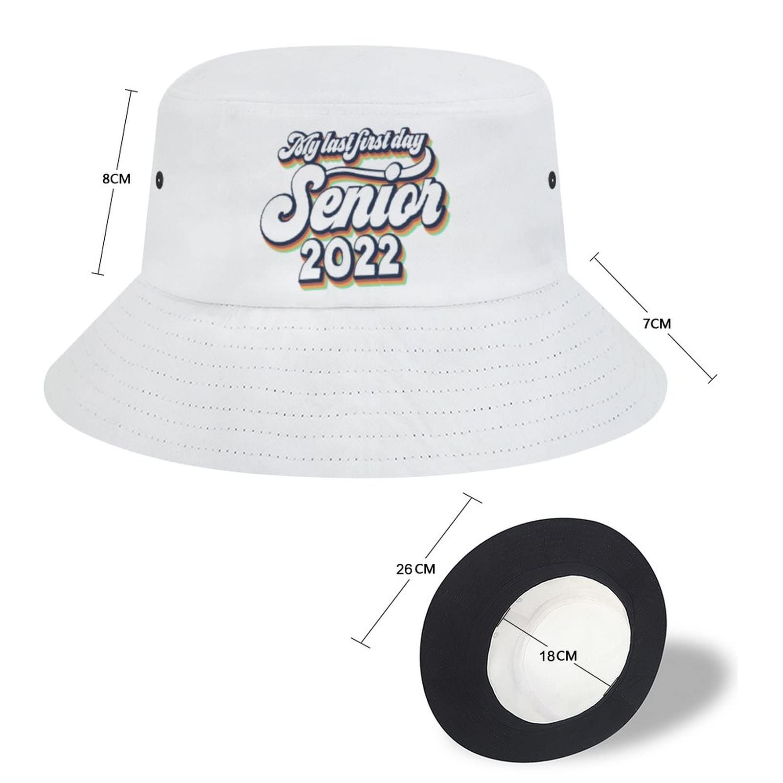 2022 Senior Mom Bucket Hat - UV Protection Summer Beach Hat for Women, Men & Teens - Unisex Outdoor Sun Hat for Fishing, Travel & Casual Wear