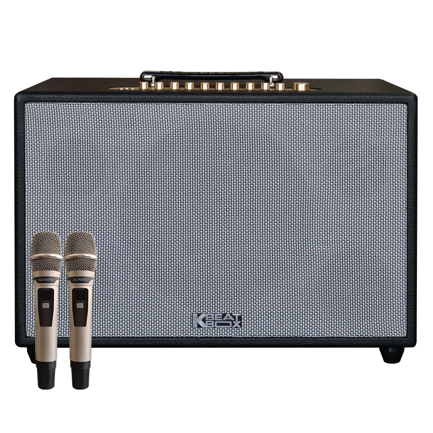 Acnos Soncamedia Kbeatbox Hi NET3600 Karaoke Powered Speaker System - Portable Bluetooth Speaker with Mic for Home Parties, Outdoor Gatherings & Professional Performances