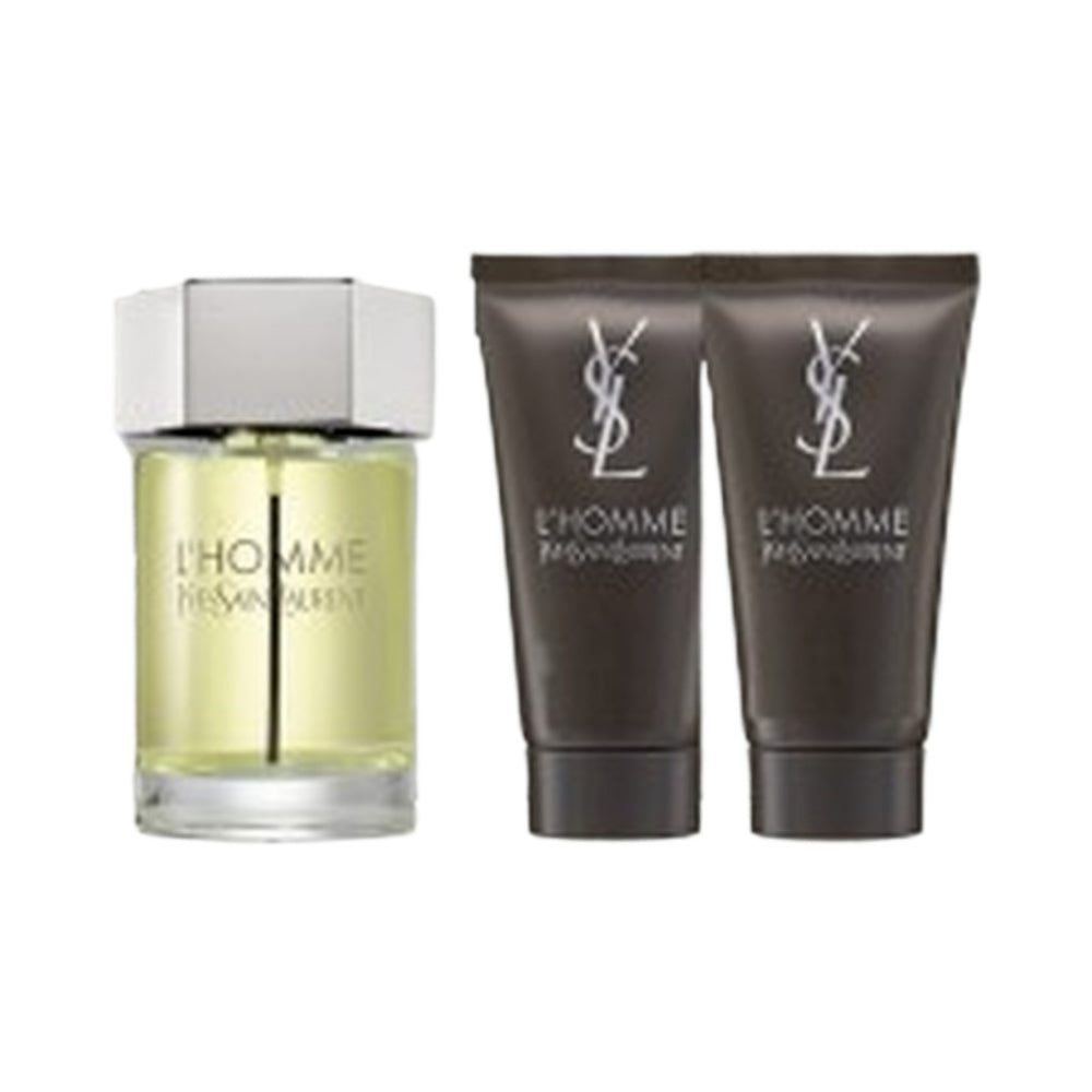 L'Homme 3 Piece Eau de Toilette Gift Set - 100ml Perfume for Men | Fresh & Masculine Cologne | Perfect for Date Night, Office & Special Occasions