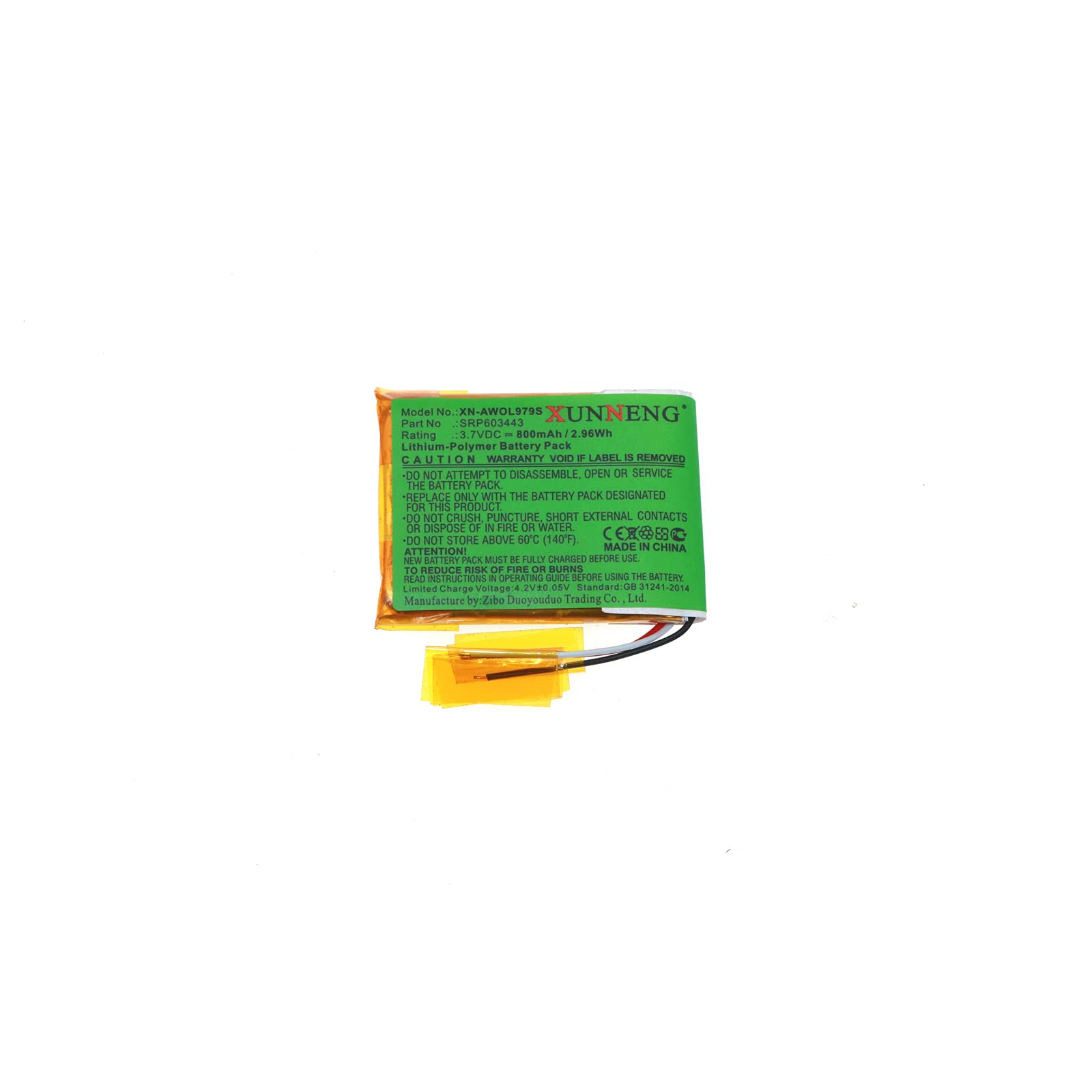 ASTRO A50 Wireless Headset Replacement Battery SRP603443 - Long-Lasting Power for Gaming, Streaming & Work