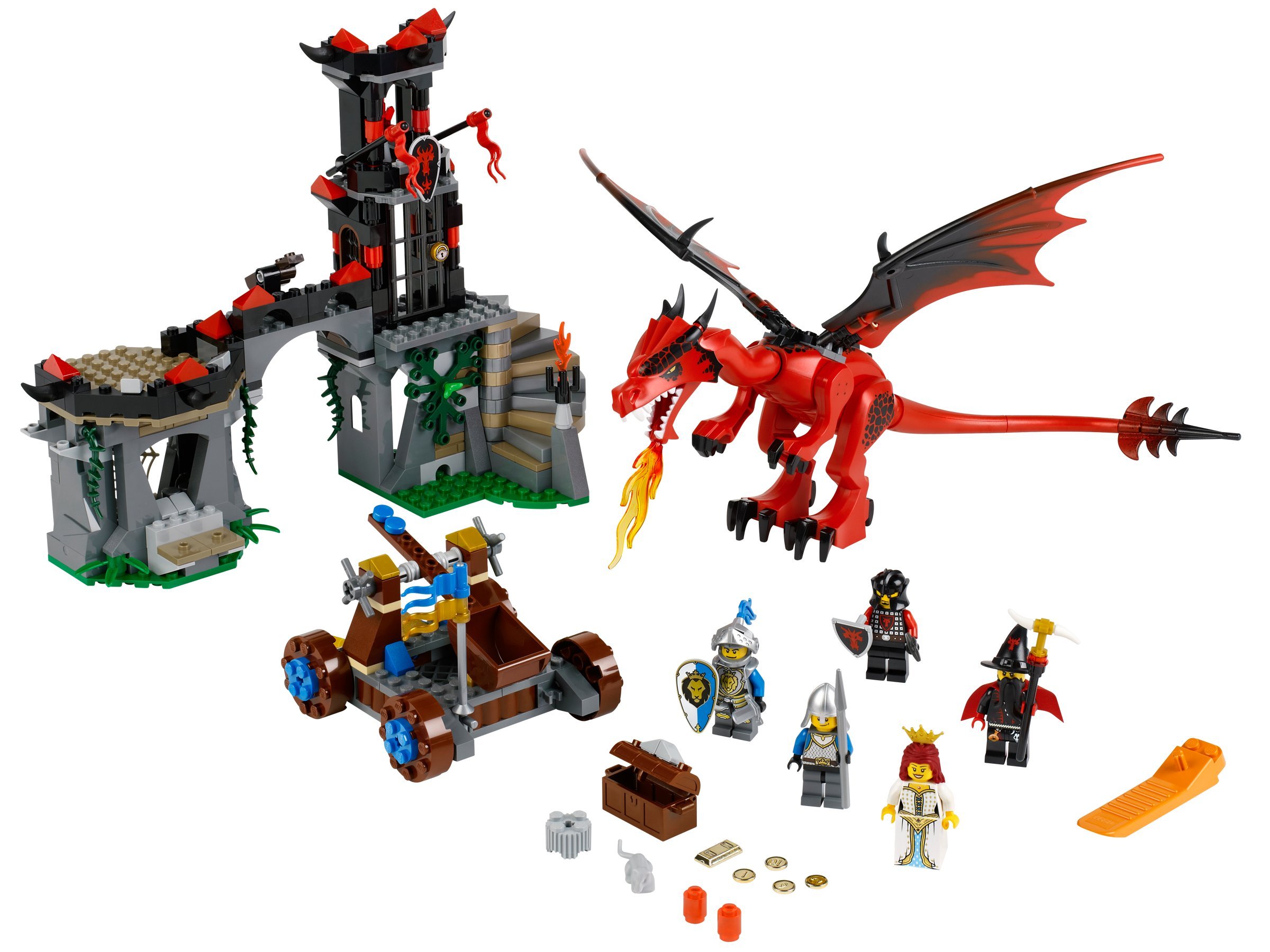 LEGO Dragon Mountain Building Set - Creative Construction Toy for Kids & Adults - Perfect for Playtime, Collecting & Home Decor
