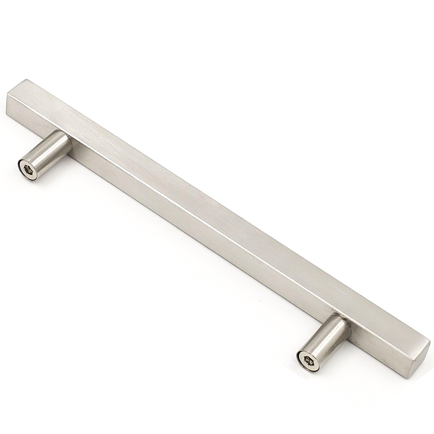 Modern Brushed Nickel Cabinet Pulls - Homdiy HD1212BSS 7.5