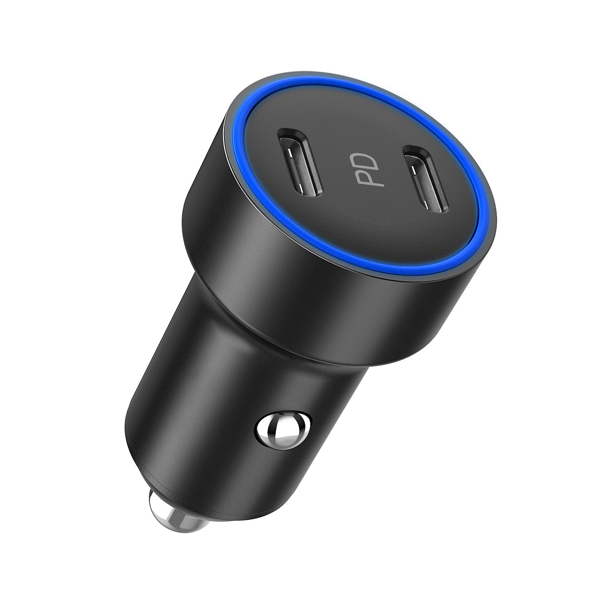 Choetech 36W Dual USB-C Fast Car Charger Adapter - Quick Charge for iPhone 15/14/13, Samsung Galaxy, iPad - Perfect for Road Trips & Commuting