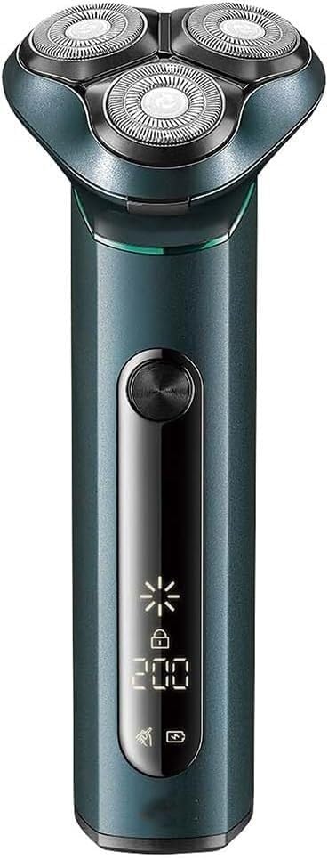 Professional Electric Razor for Men - 3D Rotary Shaver with Floating Heads, Waterproof USB Rechargeable Beard Trimmer & Grooming Kit | Perfect for Travel, Home Use & Daily Shaving Routine
