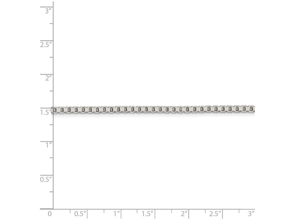 FJC Finejewelers 16 Inch Sterling Silver 2.5mm Box Chain Necklace for Women - Durable & Elegant Jewelry Gift for Everyday Wear, Special Occasions