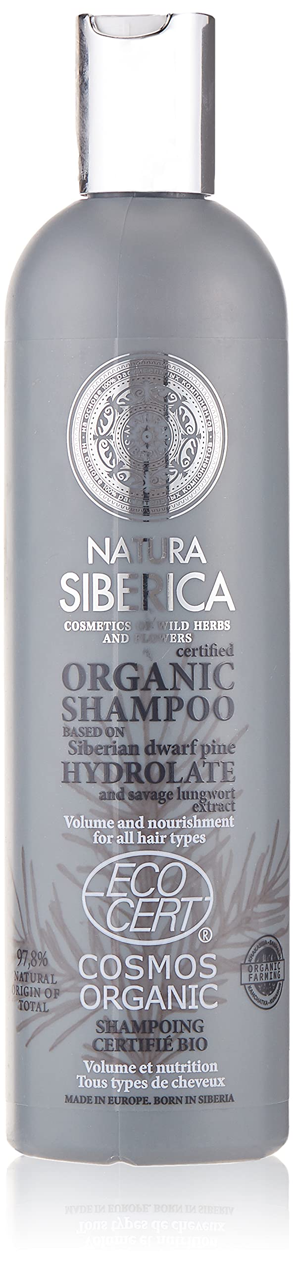 Natura Siberica Volumizing & Nourishing Shampoo for All Hair Types - 400ml | Sulfate-Free & Organic Formula for Thicker, Healthier Hair | Perfect for Daily Use at Home & Salon