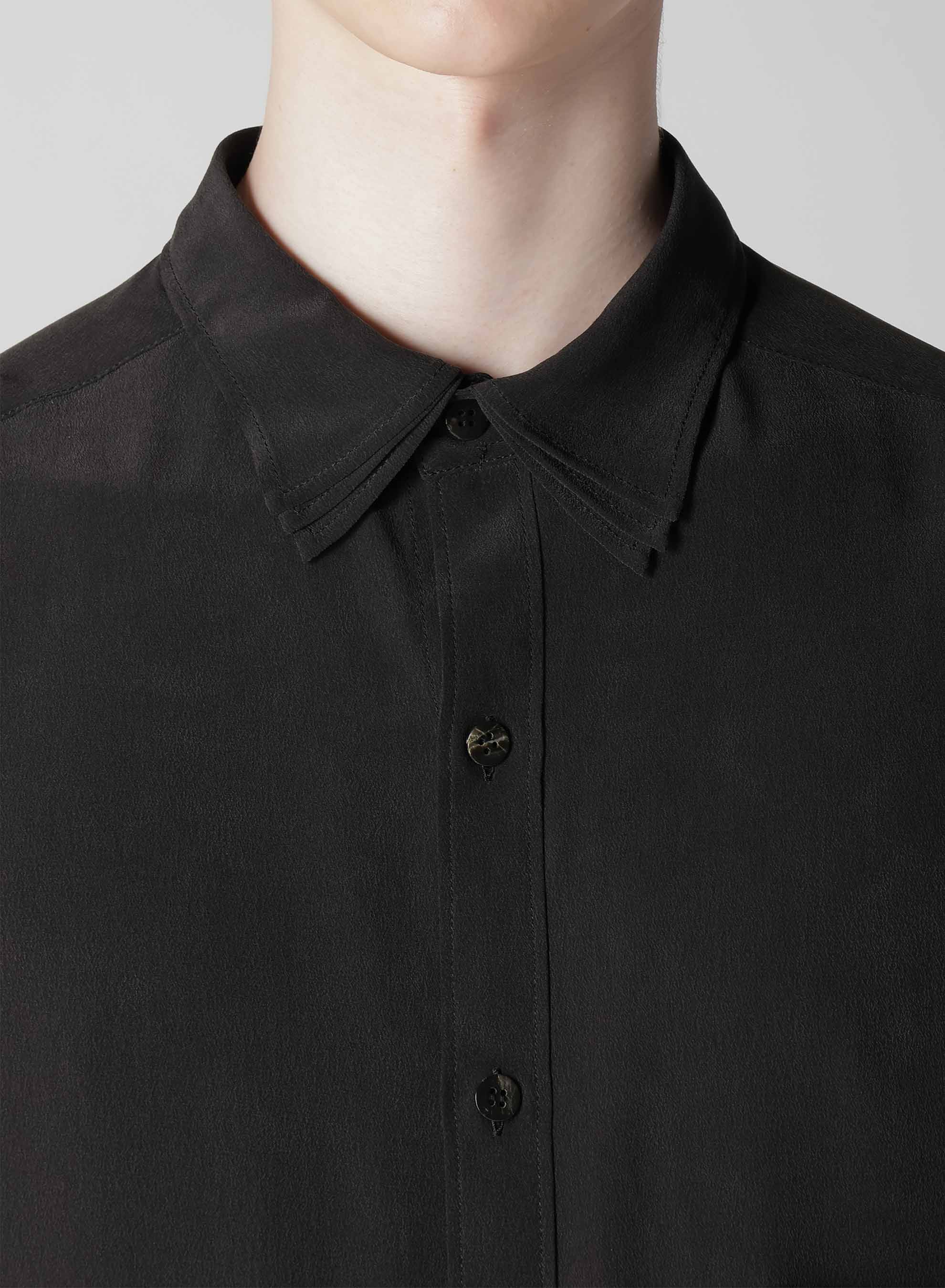 16M DECINE Placket Tab Triple Collar Blouse - Elegant Women's Fashion Top for Work, Office & Casual Wear