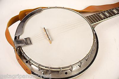 Vintage 1970s JIDA IIDA 5-String Banjo with Black Hard Case - Excellent Condition for Bluegrass, Folk Music & Collectors