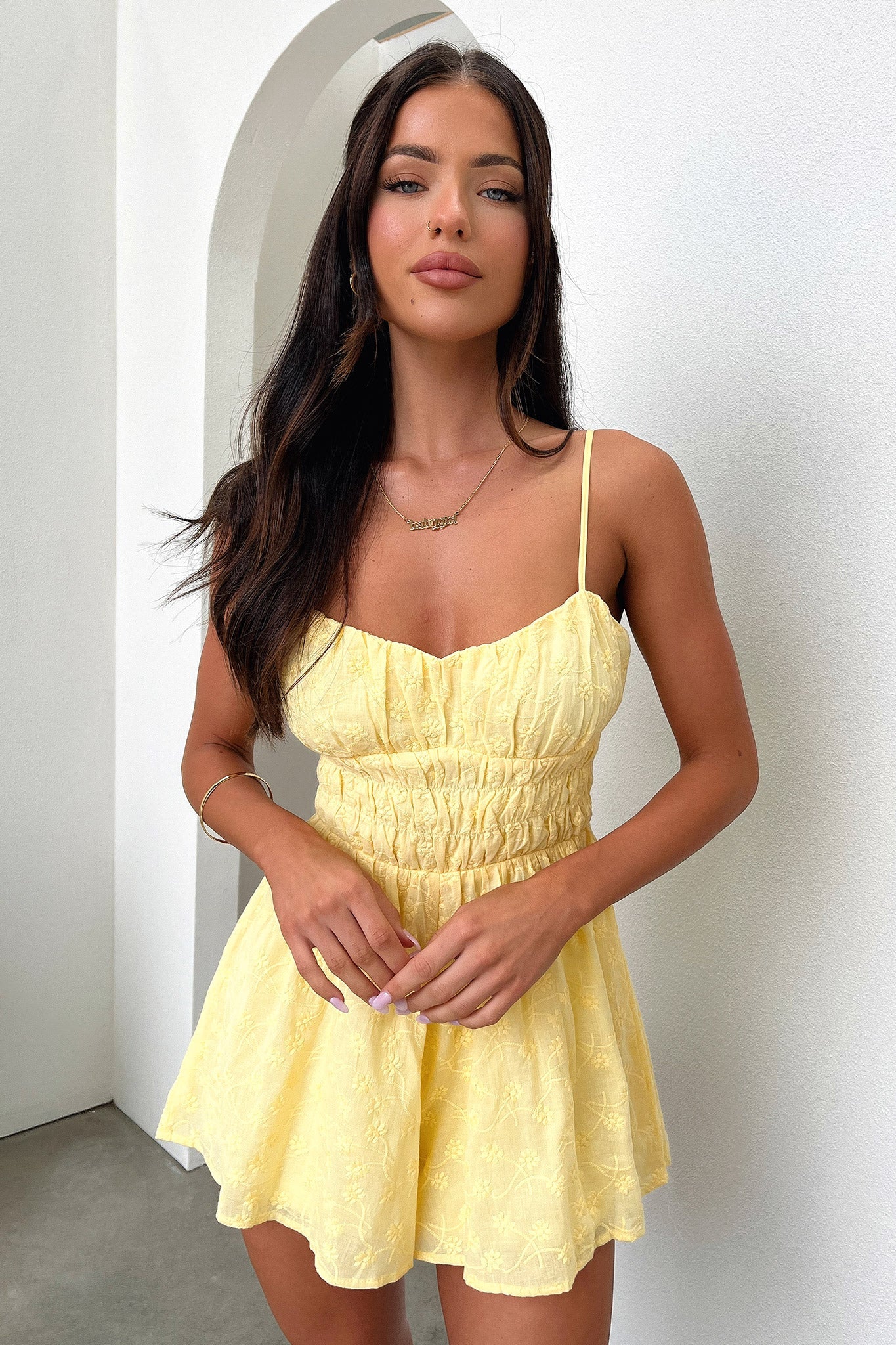 Armida Women's Playsuit - Stylish Yellow Jumpsuit for Summer, Beach, and Casual Outings | Comfortable & Fashionable One-Piece Romper