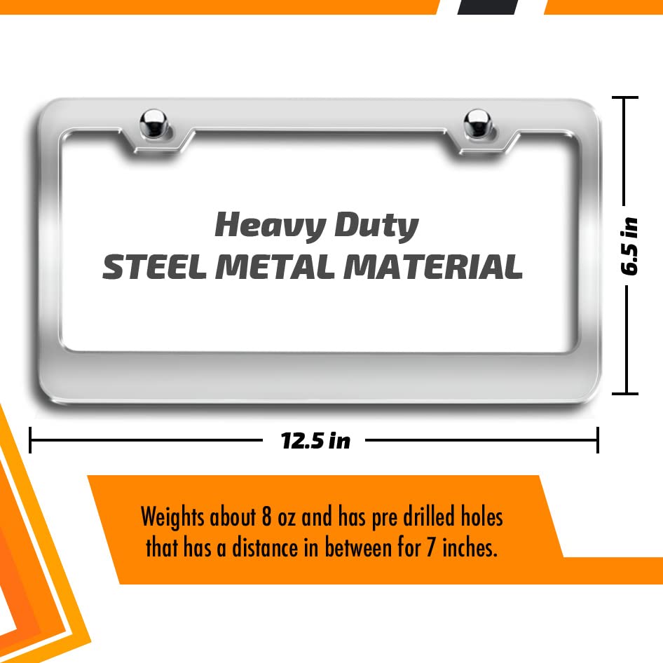 Dogo Argentino Metal License Plate Frame - Pet Tag Holder for Cars