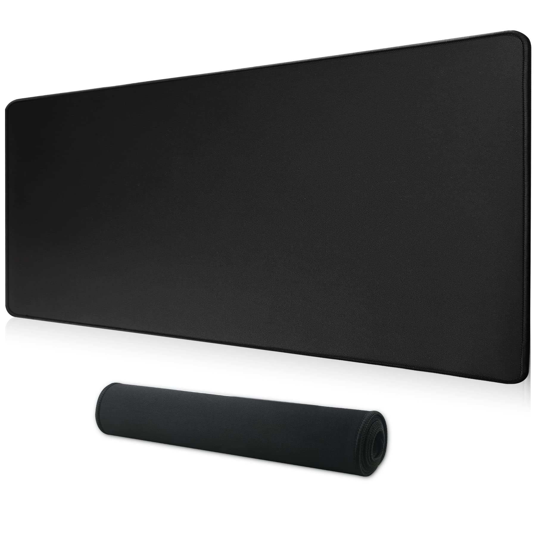 HoYiXi XXL Gaming Mouse Pad (80x30cm) - Ultra Smooth Surface, Anti-Slip Rubber Base, Waterproof Cloth Desk Mat for PC, Laptop, Office & Gaming Setup - Black