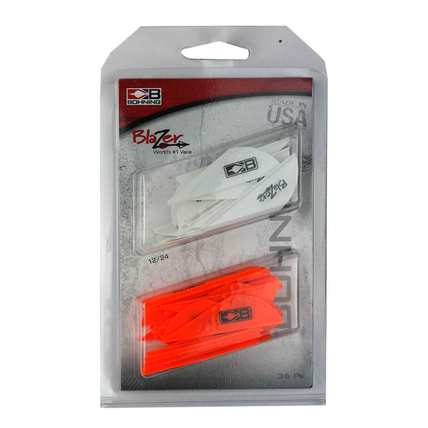 Bohning Blazer Vane Combo Pack - High-Performance Archery Vanes for Hunting & Target Practice - Perfect for Bowhunting, 3D Archery & Outdoor Sports
