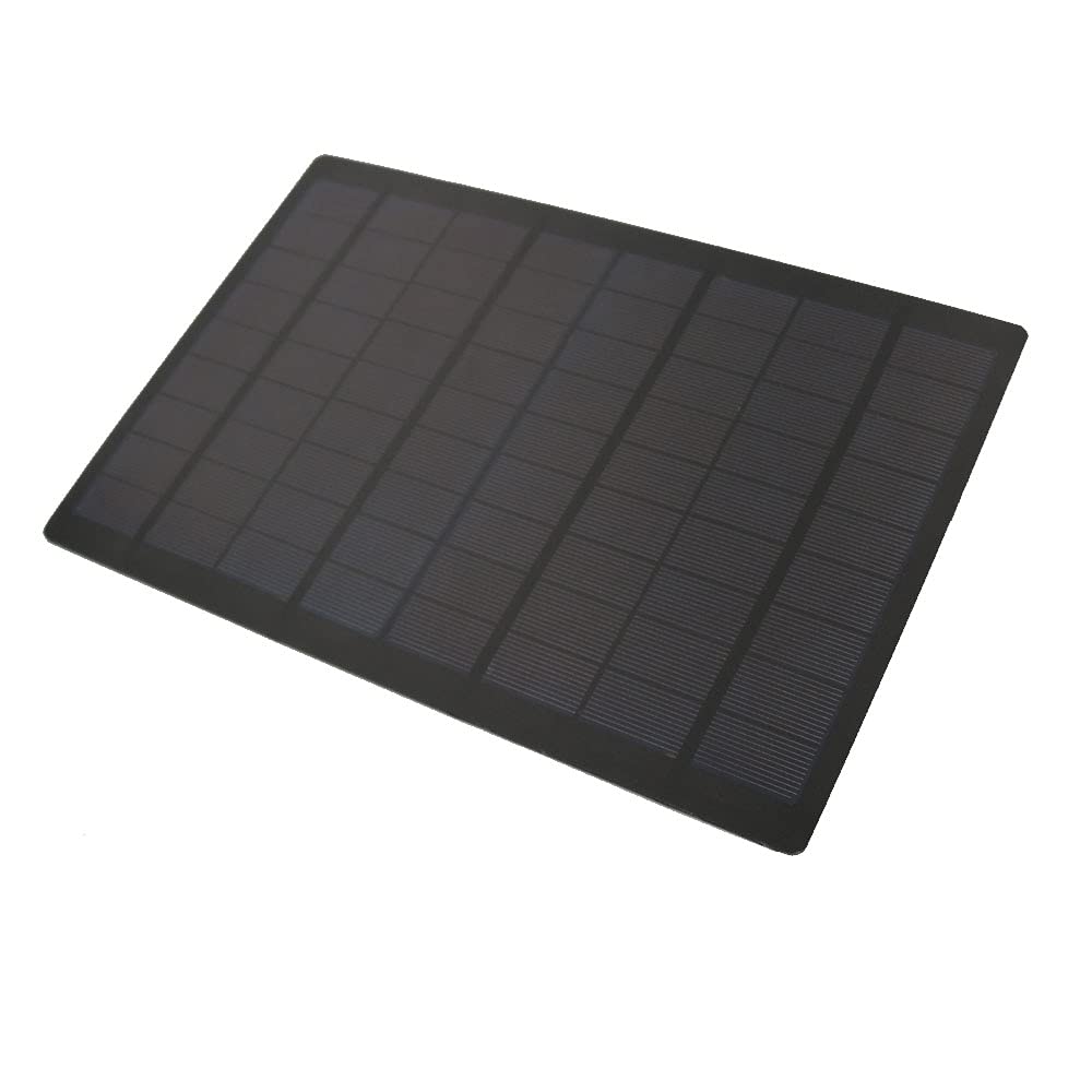 18V 9W Portable Solar Panel Kit - DIY Solar Charger for Phones & Batteries | Polycrystalline Solar Module for Camping, Hiking & Emergency Power Supply