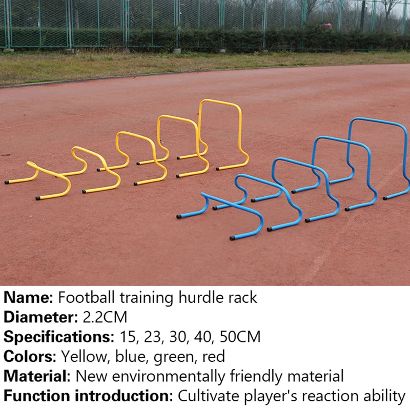 Agility Training Equipment Set - Soccer Hurdles, Football Storage Carrier & Cloth Wrapper for Sports Practice | Perfect for Football Drills, Soccer Training & Field Exercises
