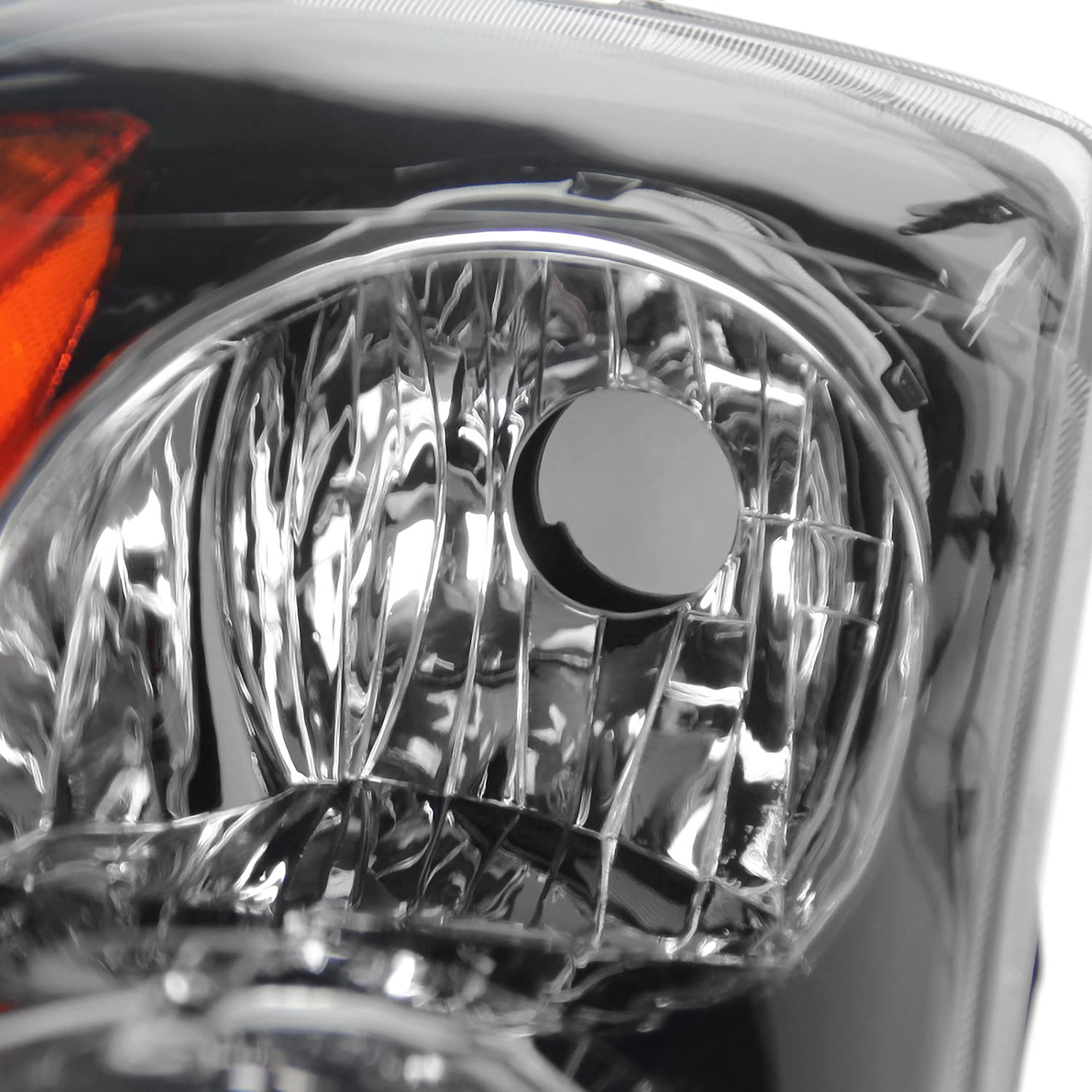 Spec-D Tuning Black Headlights for 2007-2009 Nissan Altima 4-Door Sedan - Left & Right Pair Headlight Assembly - Upgrade Your Ride with Stylish Lighting (Perfect for Night Driving & Car Customization)