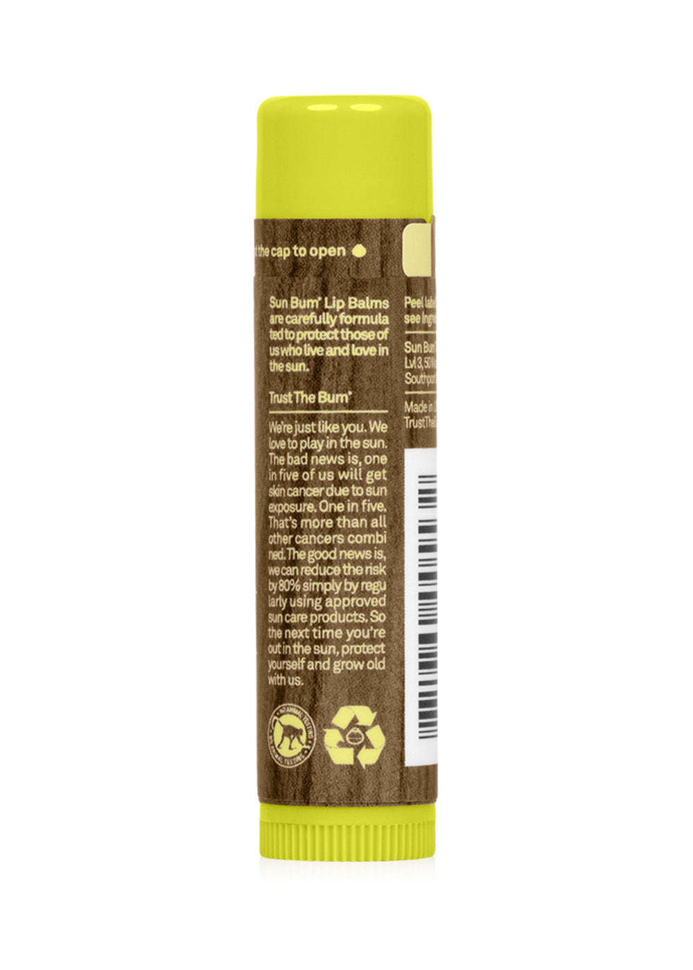 Sun Bum SPF 15 Pineapple Lip Balm - Moisturizing & Sun Protection for Lips - Perfect for Beach, Hiking & Outdoor Activities