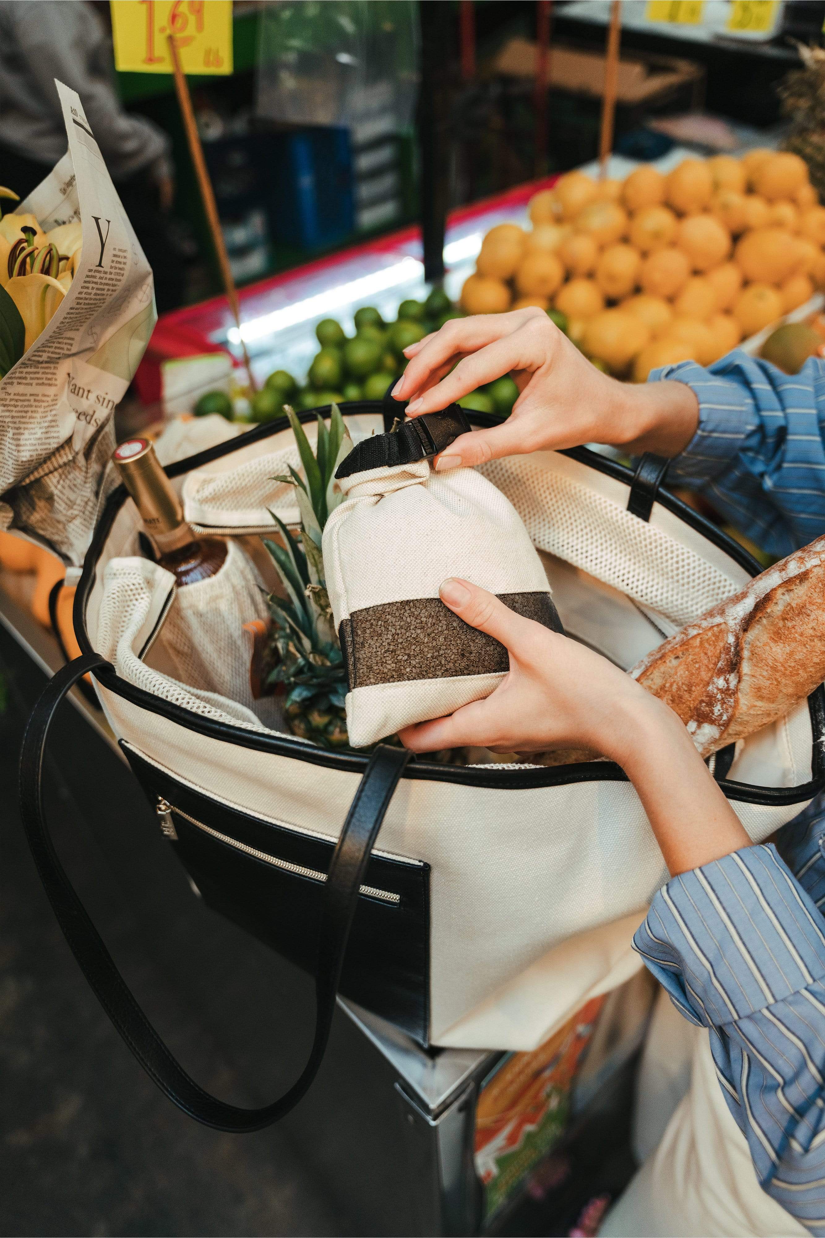 Stylish & Durable Canvas Tote Bag for Women - Eco-Friendly Reusable Shopping & Beach Tote - Perfect for Groceries, Work, Travel & Everyday Use