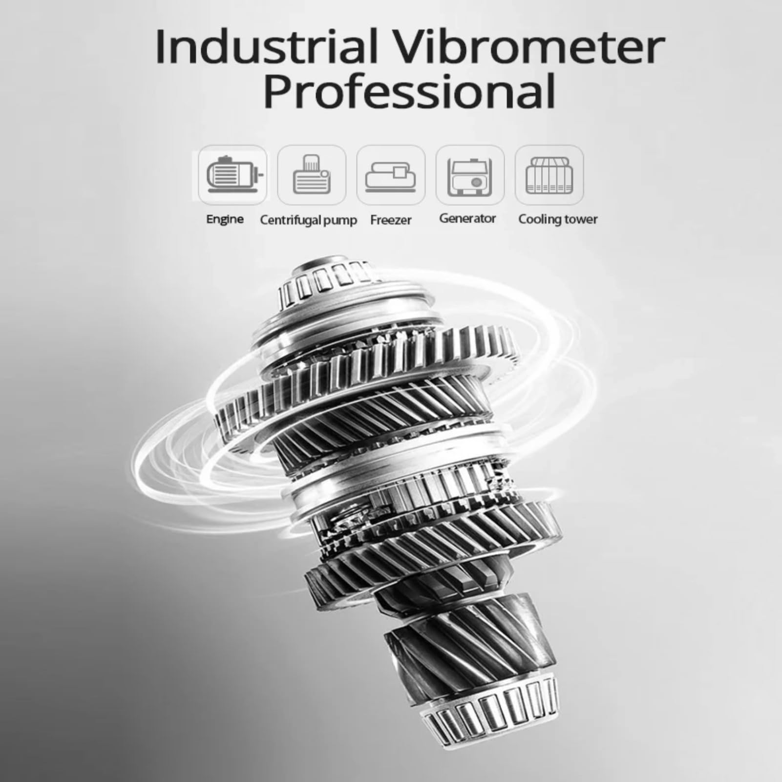 SW-65A Handheld Digital Vibration Analyzer Tester - Portable Vibration Meter for Equipment Monitoring & Predictive Maintenance - Ideal for Industrial Machinery, HVAC Systems & Automotive Diagnostics