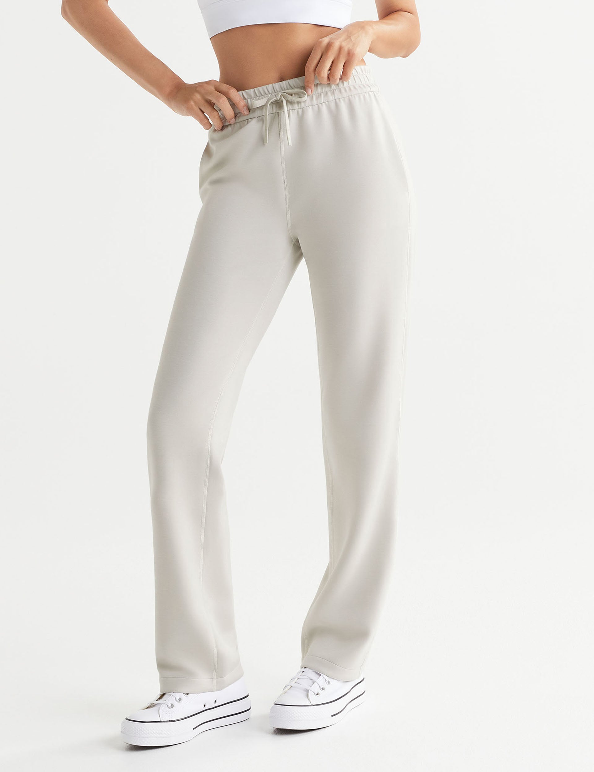 Aimie Relaxed Fit Jogger Pants for Women - Soft Comfortable Lounge Pants with Elastic Waistband - Perfect for Yoga, Running, Home Wear and Casual Outfits
