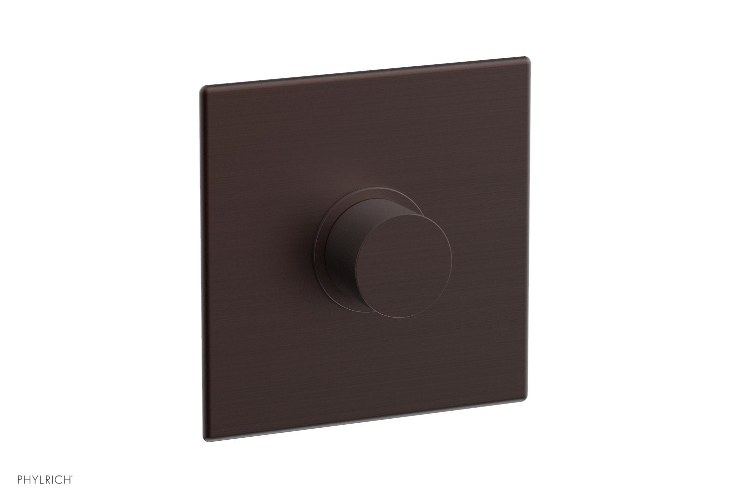 BASIC II 3/4 Thermostatic Square Shower Trim with Smooth Handle - Chrome Finish for Modern Bathrooms | Perfect for Home & Hotel Bathroom Renovations