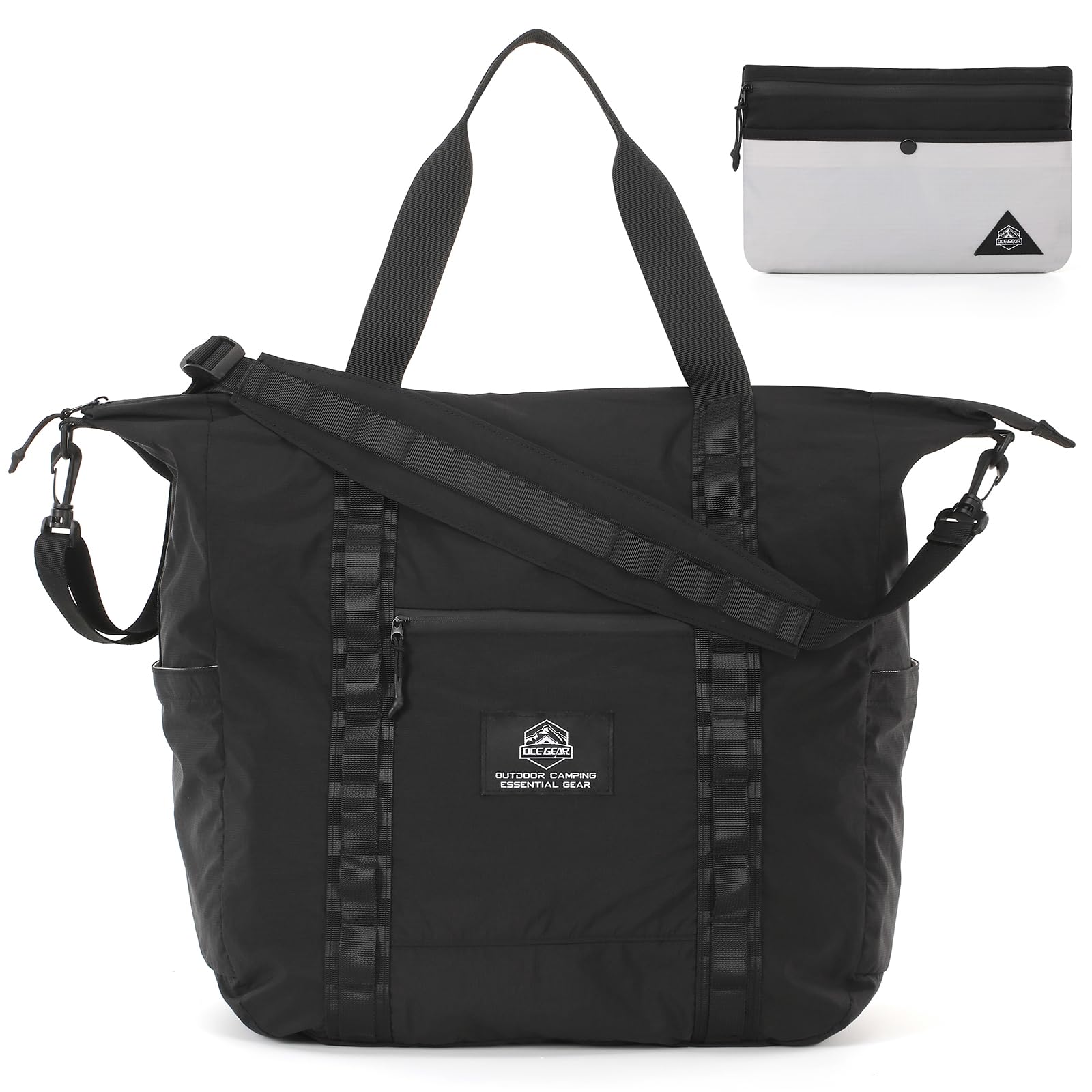 Lightweight Travel Backpack for Men & Women - Waterproof Carry-On Overnight Bag with Removable Shoulder Strap & Luggage Trolley Sleeve - Perfect for Weekend Getaways, Business Trips & Airplane Travel