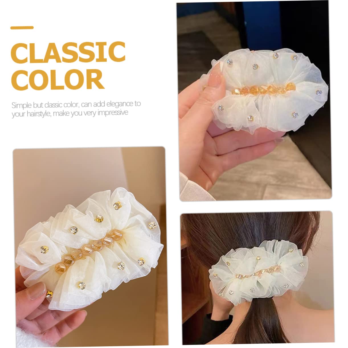 FOMIYES Rhinestone Hair Clips for Women - Elegant Spring Hair Accessories for Parties & Weddings