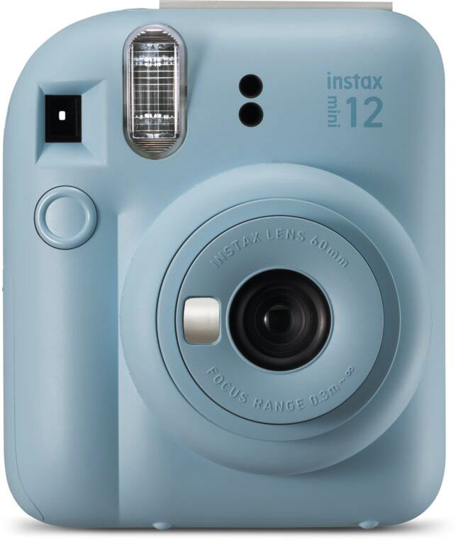 Fujifilm Instax Mini 12 Instant Camera - Pastel Blue | Compact Polaroid Camera for Travel, Parties & Memories | Perfect Gift for Teens & Beginners
