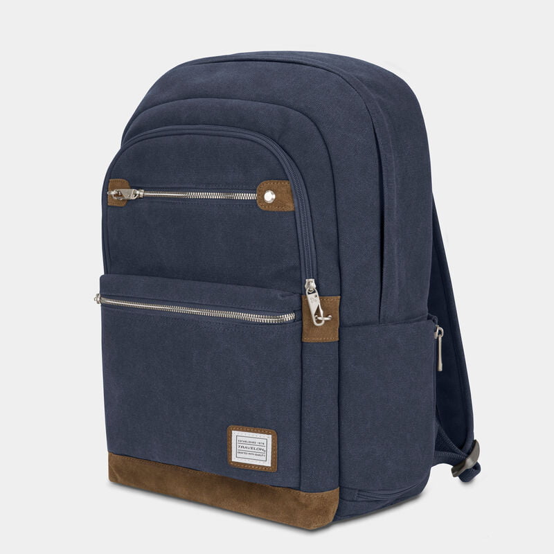 Travelon Anti-Theft Heritage Backpack - Secure & Stylish Travel Backpack for Women & Men | RFID Blocking, Cut-Resistant Straps | Perfect for Commuting, Hiking & International Travel