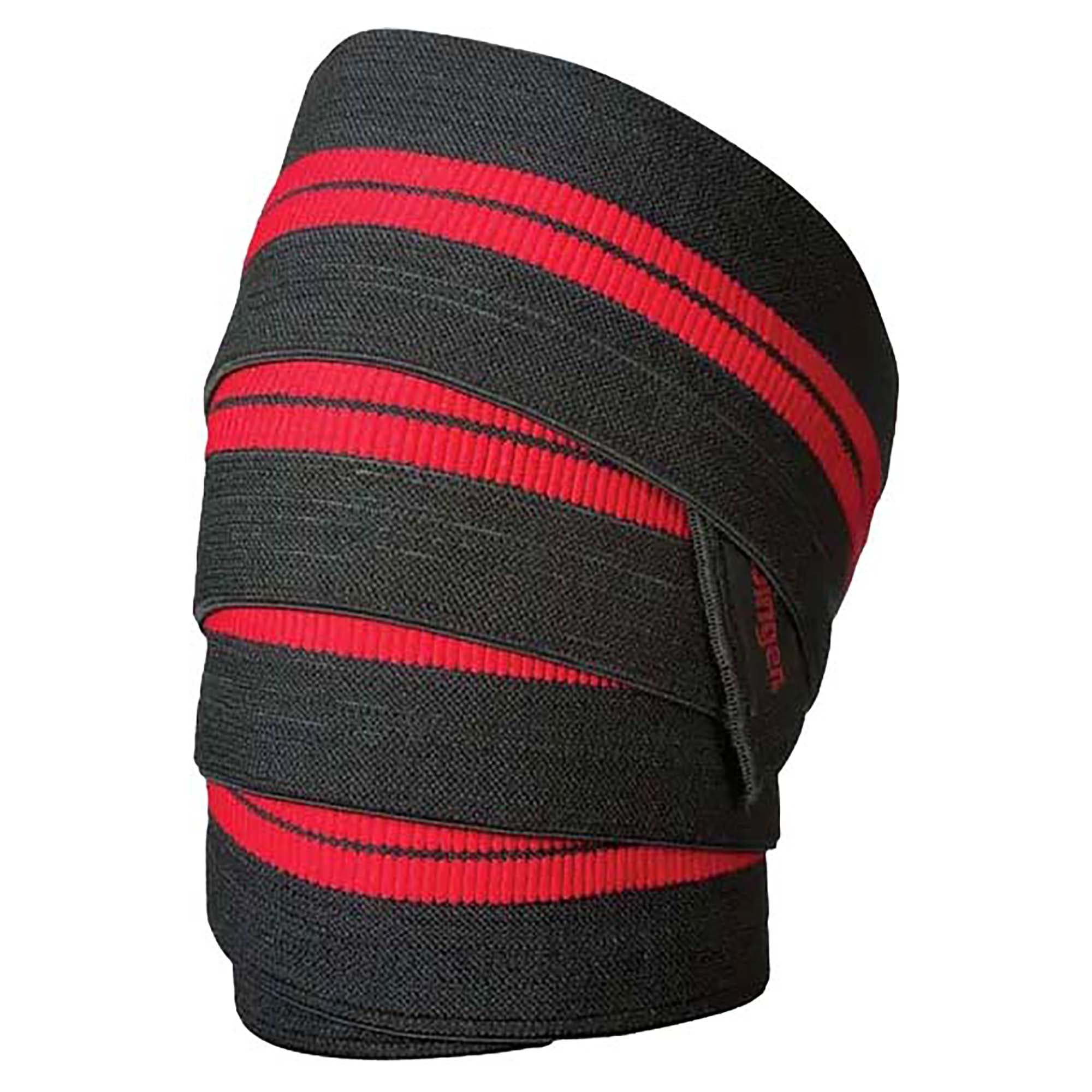 78 Inch Red Line Knee Wraps for Powerlifting & Weightlifting - Support & Protection for Heavy Lifting - Ideal for CrossFit, Squats & Gym Workouts
