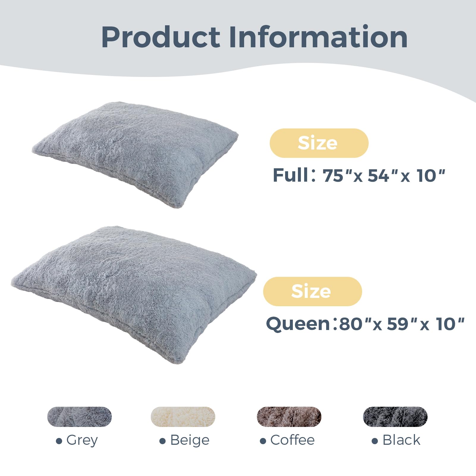 MAXYOYO 3-in-1 Convertible Bean Bag Chair - Giant Sofa Bed & Floor Mattress with High-Density Foam Filling (Grey) - Perfect for Living Room, Bedroom & Dorm Room Relaxation