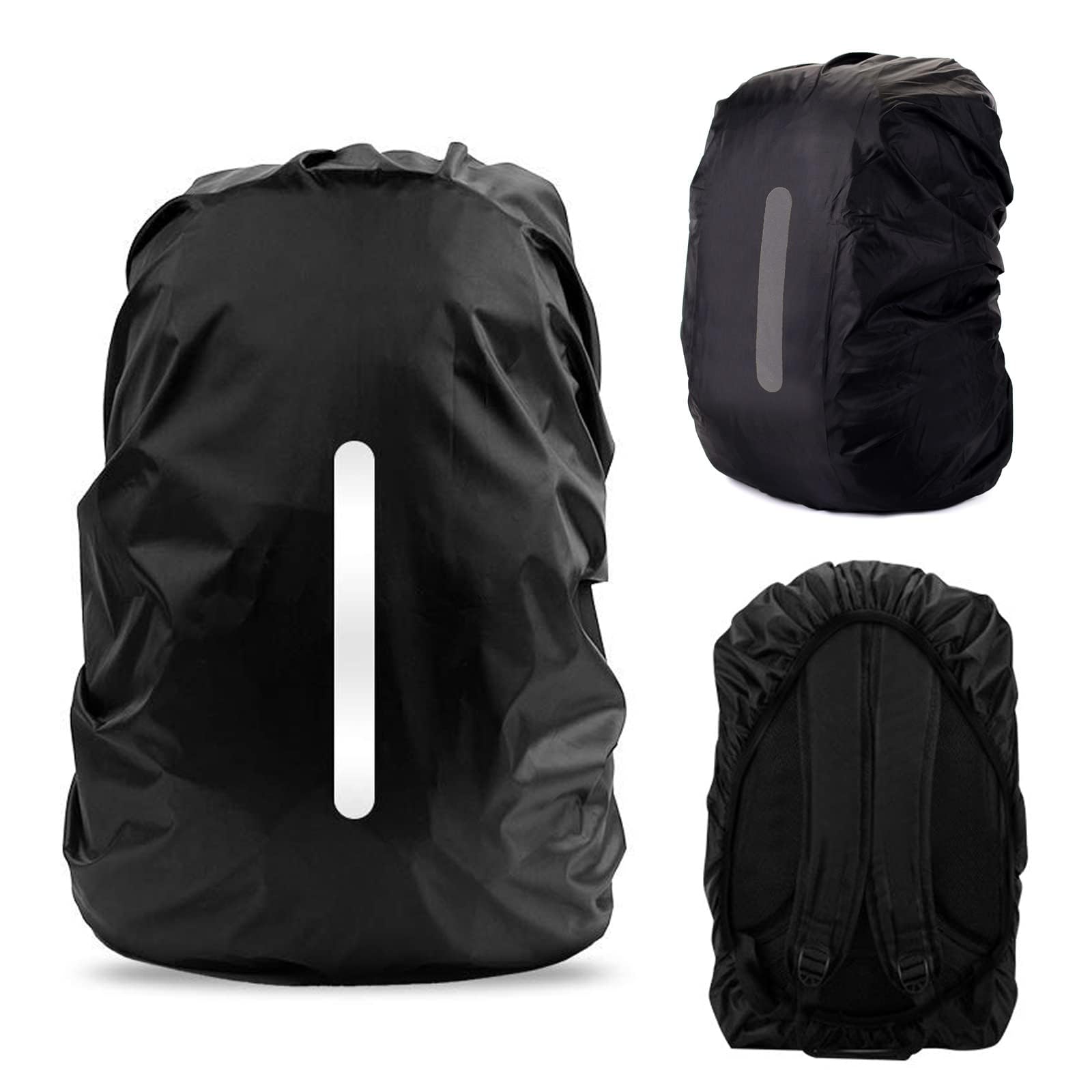 Waterproof Backpack Rain Cover with Reflective Strip - Reusable Outdoor Cycling Cover for Hiking, Camping, Biking & Travel - Stay Dry in All Weather Conditions