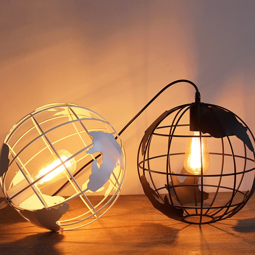 Modern Nordic LED Chandelier - Creative Earth Pendant Light with Metal Iron Design for Living Room, Bedroom & Staircase | Elegant Home Villa Ceiling Lighting Fixture | Perfect for Dining Areas, Hallways and Entryway Decor