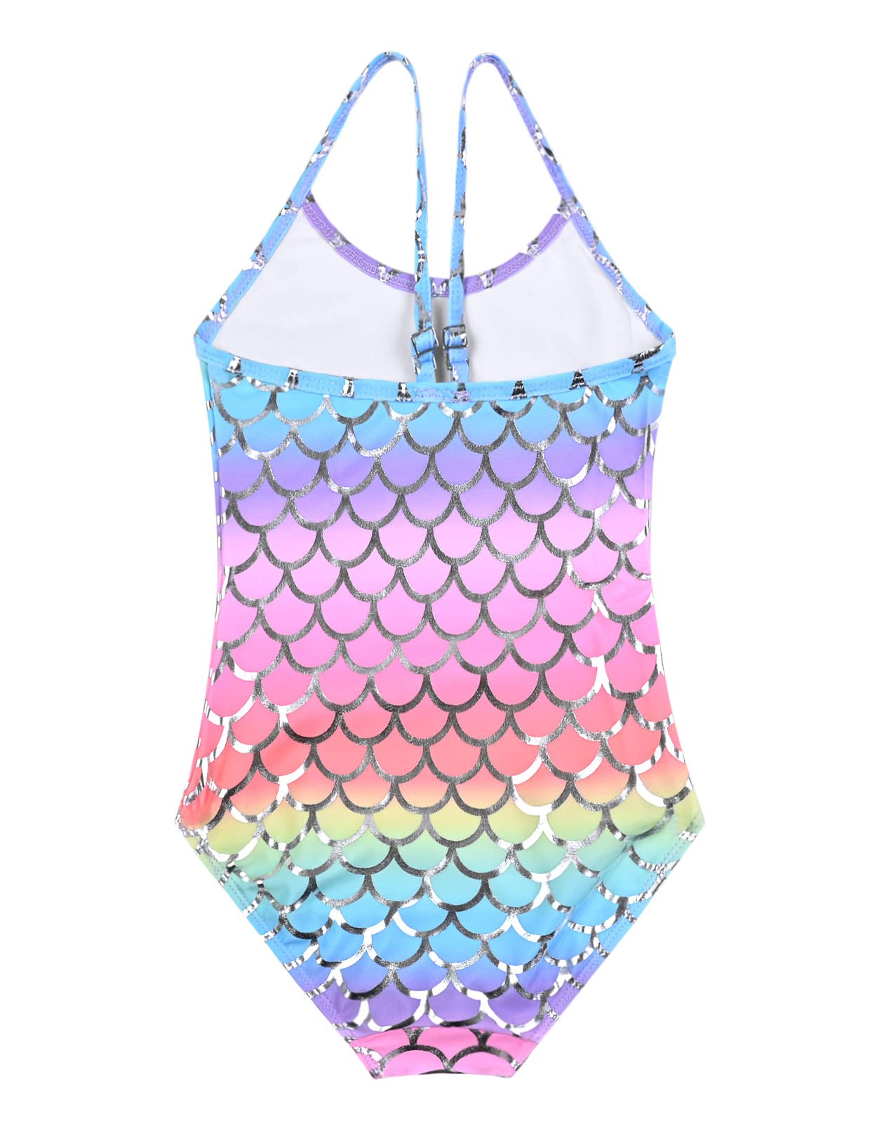 **Unicorn Mermaid One Piece Swimsuits for Girls - Kids Bathing Suits for Beach, Pool & Summer Fun**