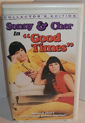 Rare Collectors Edition Sonny and Cher Good Times VHS Tape - Vintage 70s Music Memorabilia for Fans & Nostalgic Gift Idea