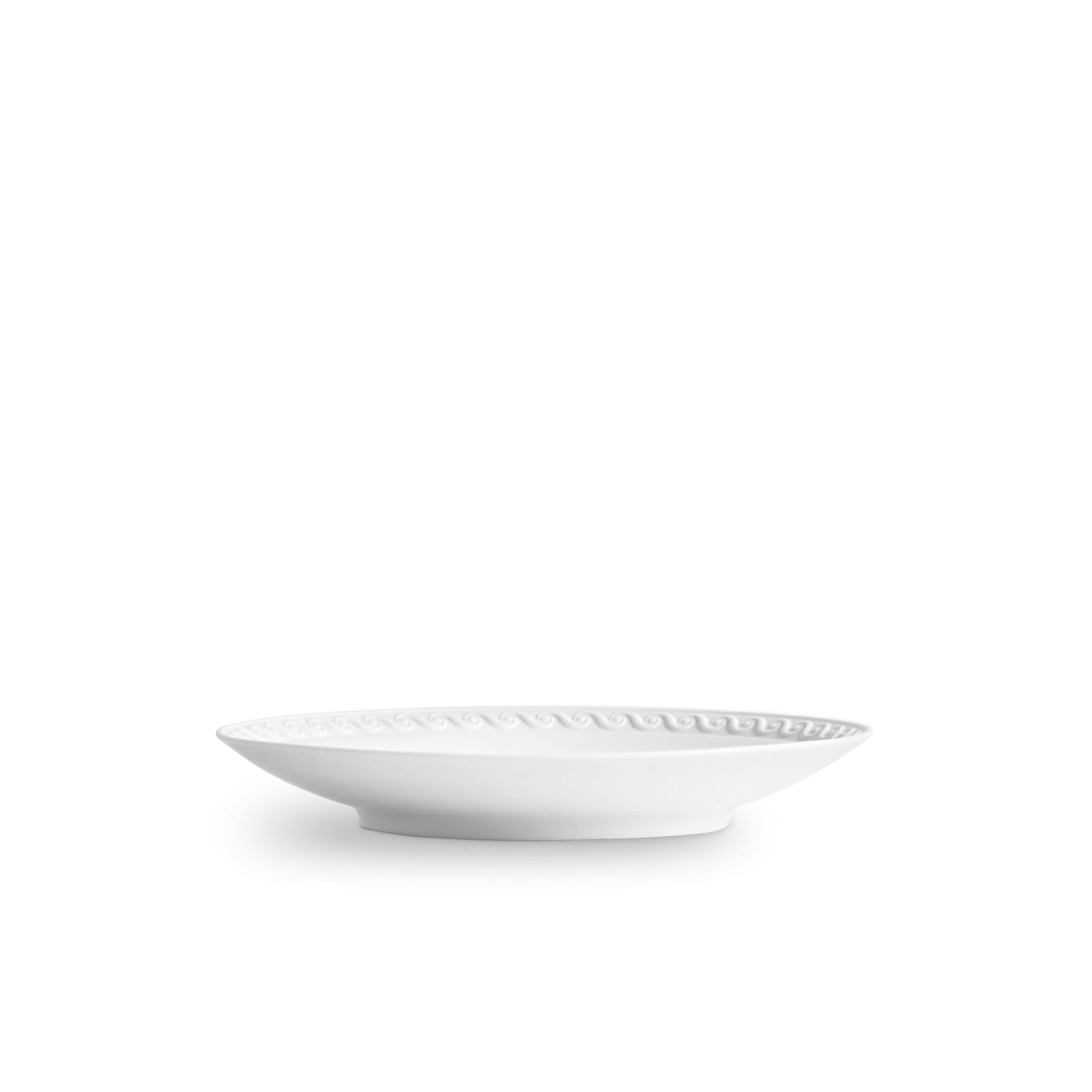 Neptune White Bread and Butter Plate Set - Elegant Dinnerware for Breakfast, Tea Time, and Formal Dining