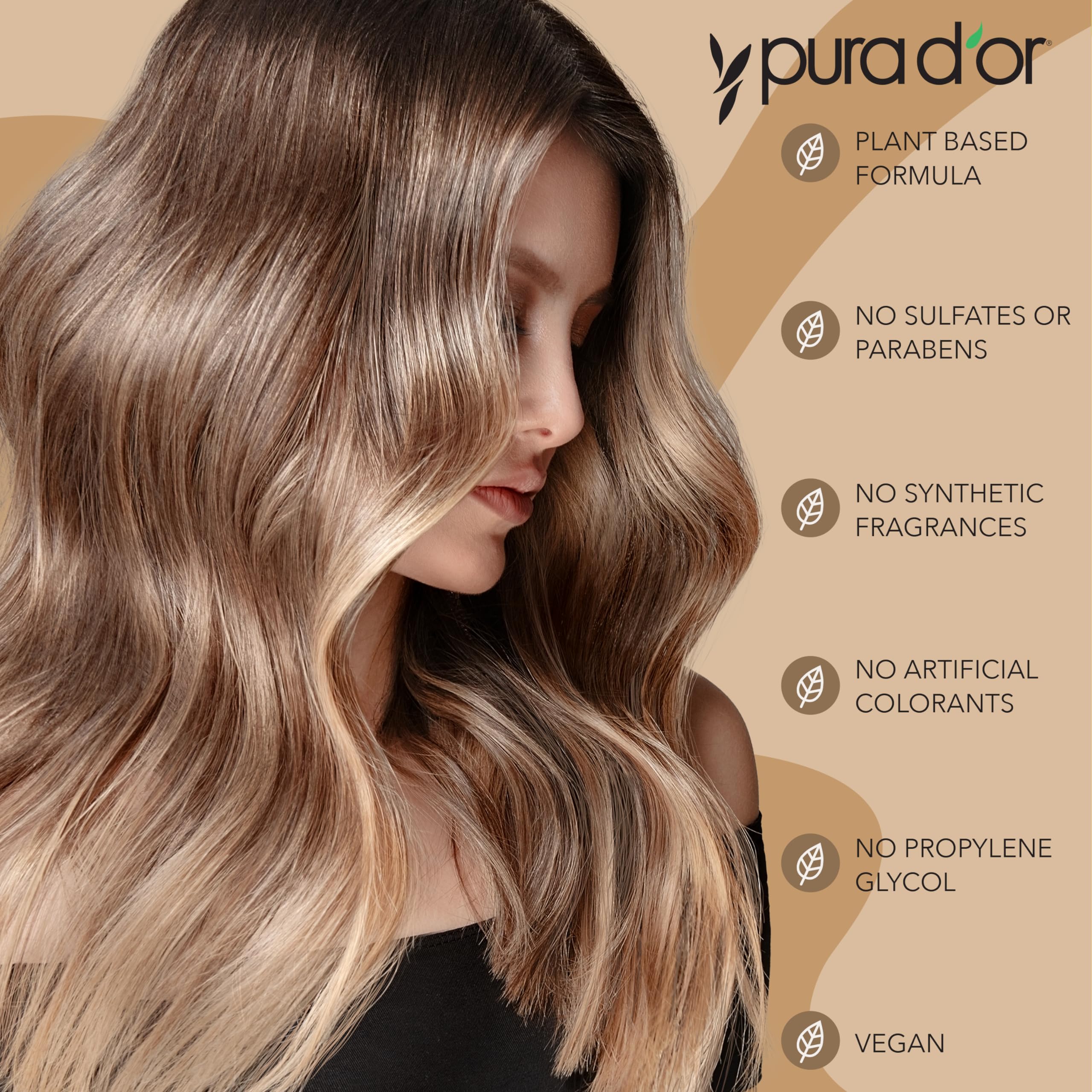 PURA D'OR 16 Oz Biotin Hair Conditioner for Thinning Hair - Clinically Formulated Thickening Treatment with 2X Herbal Blend - Professional Grade Daily Hair Care for Women & Men - Perfect for Damaged Hair Repair & Volume Boost