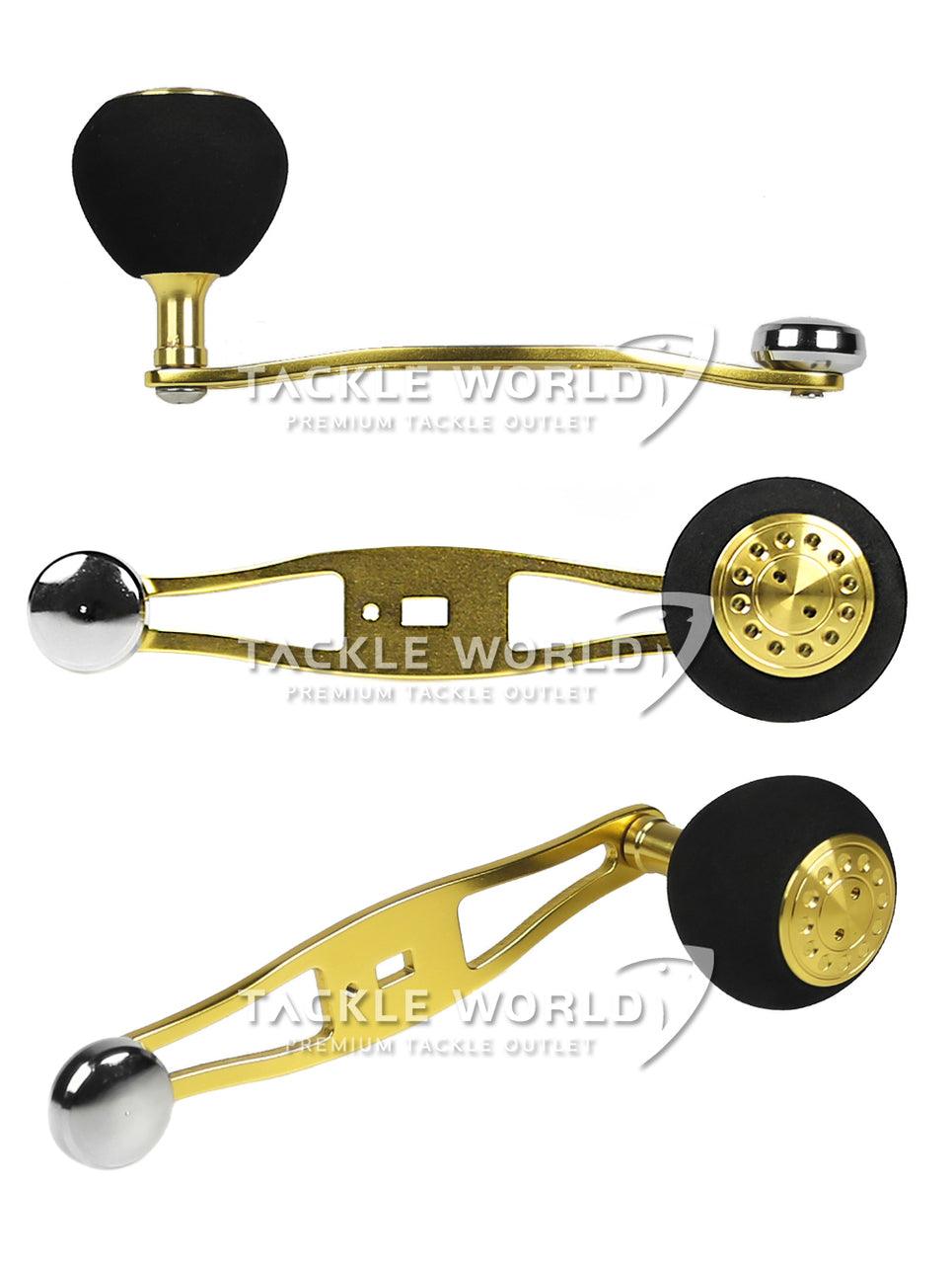 Jigging World Power Handle for Shimano Small Baitcasting Reels - Upgrade Your Fishing Gear for Bass & Freshwater Angling