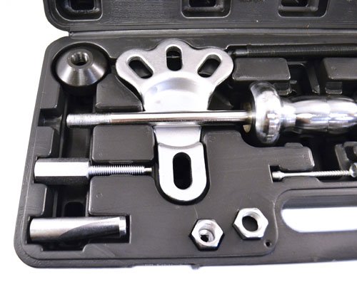 STANLEY Racing 18-Piece Heavy Duty Slide Hammer Puller Set with Carrying Case - Professional Auto Body Repair Tool for Dent Removal & Bearing Extraction
