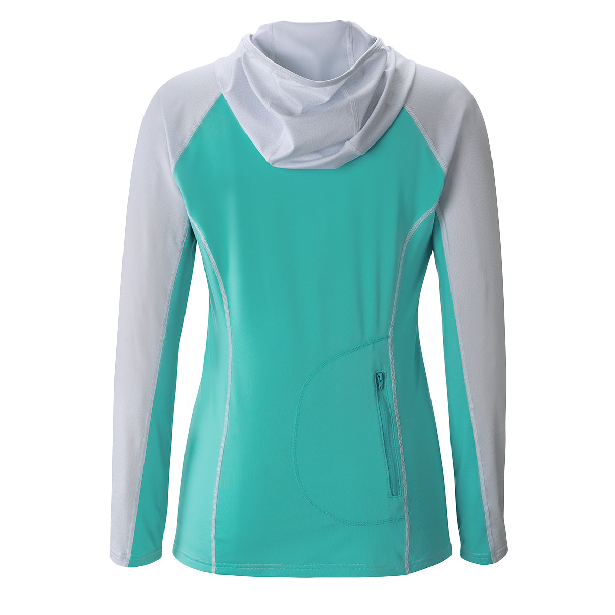 Bare Eclips Women's UPF 50+ Hooded Rash Guard Swim Shirt - Sun Protection for Surfing, Swimming & Beach Activities