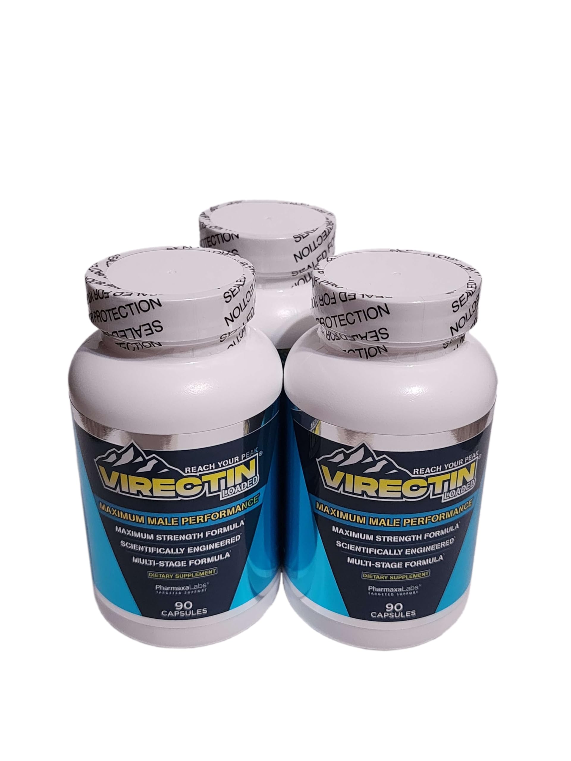 Loaded Maximum Male Performance Dietary Supplement - 90 Capsules (3 Bottle Pack) | Natural Testosterone Booster & Energy Enhancer for Men | Supports Muscle Growth, Stamina & Vitality | Perfect for Gym, Workout & Active Lifestyle