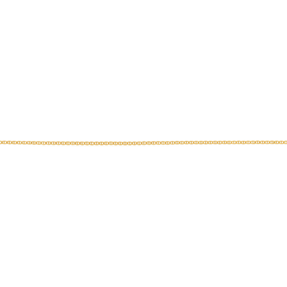 9ct Yellow Gold Plated Silver Anchor Chain Necklace - Elegant Layering Piece for Women, Perfect for Everyday Wear and Gift Giving