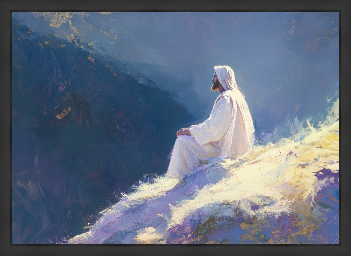 Contemplation Large Wall Art - Modern Abstract Canvas Painting for Living Room, Bedroom & Office Decor | Home & Interior Design