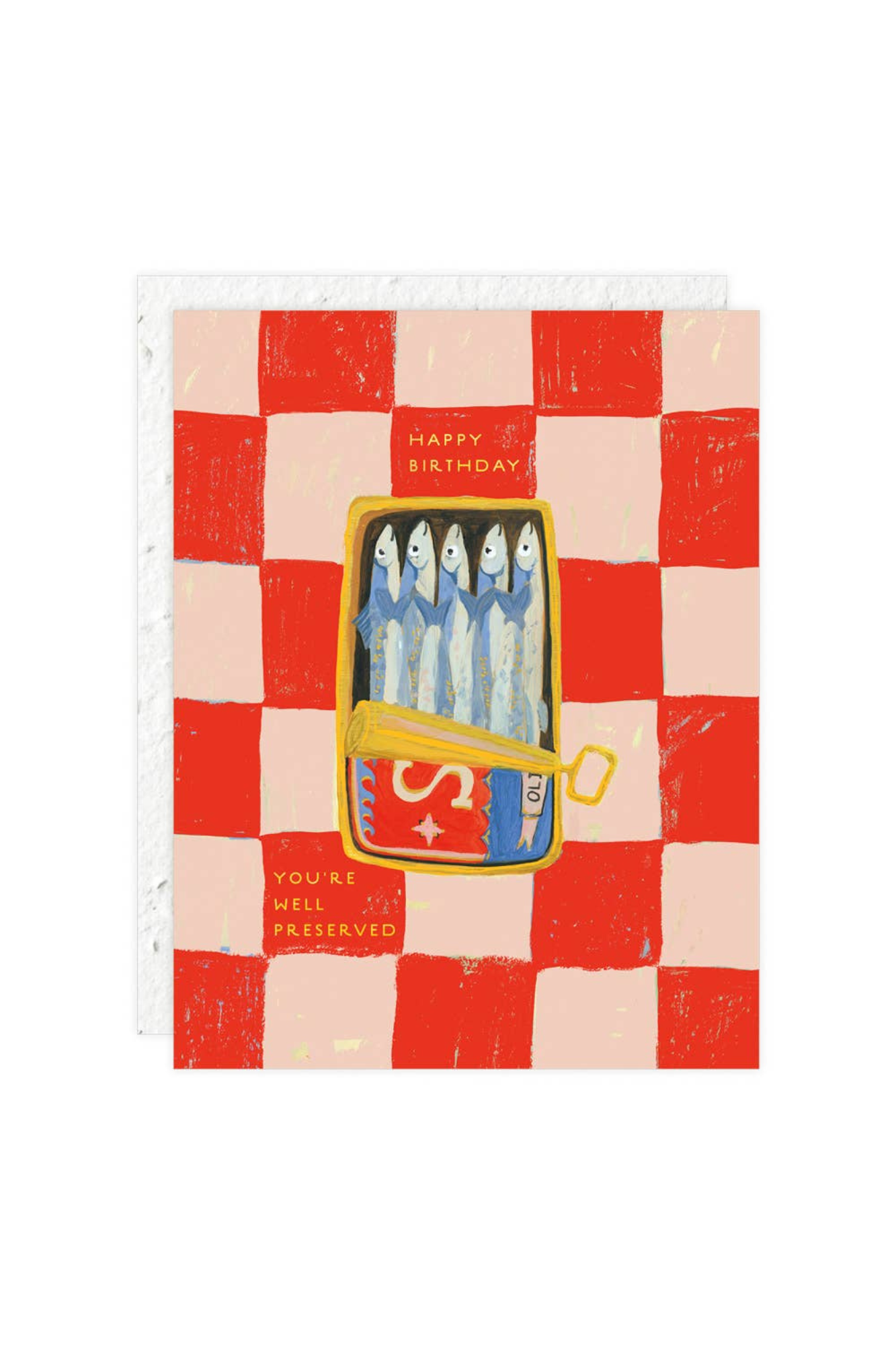 Funny Sardines Birthday Card - Unique & Hilarious Greeting Card for Fish Lovers - Perfect for Friends, Family & Coworkers (Office Humor, Fishing Enthusiasts Gift)