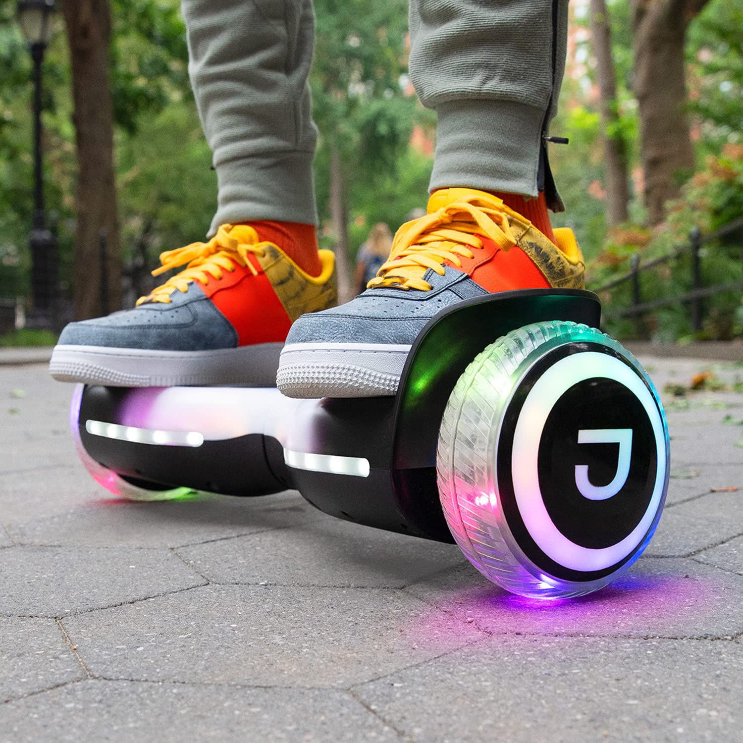 Jetson Self Balancing Hoverboard with Bluetooth Speaker, All Terrain Tires & LED Lights - Perfect for Outdoor Adventures, Commuting & Fun Rides