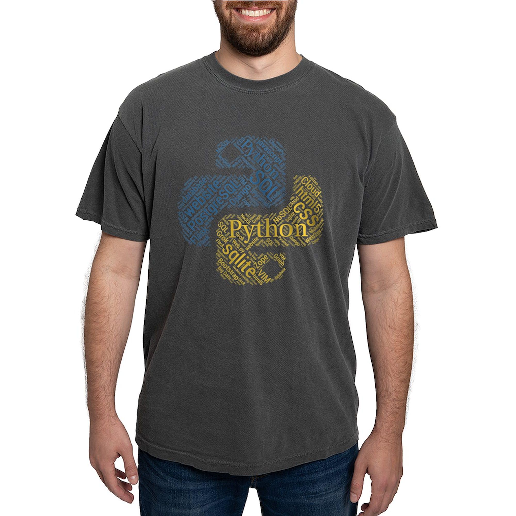 Python Programmer & Developer T-Shirt for Men - Comfort Colors® Soft Cotton Tee - Perfect for Coding, Tech Events & Casual Wear