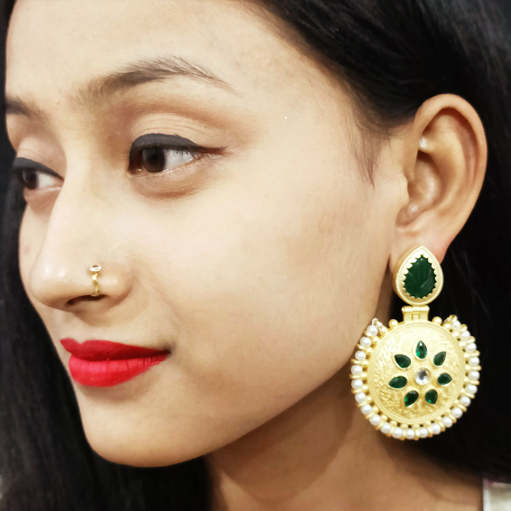 Exquisite Traditional Amrapali Earrings for Women – Handcrafted Indian Jewelry for Weddings, Parties & Festive Occasions