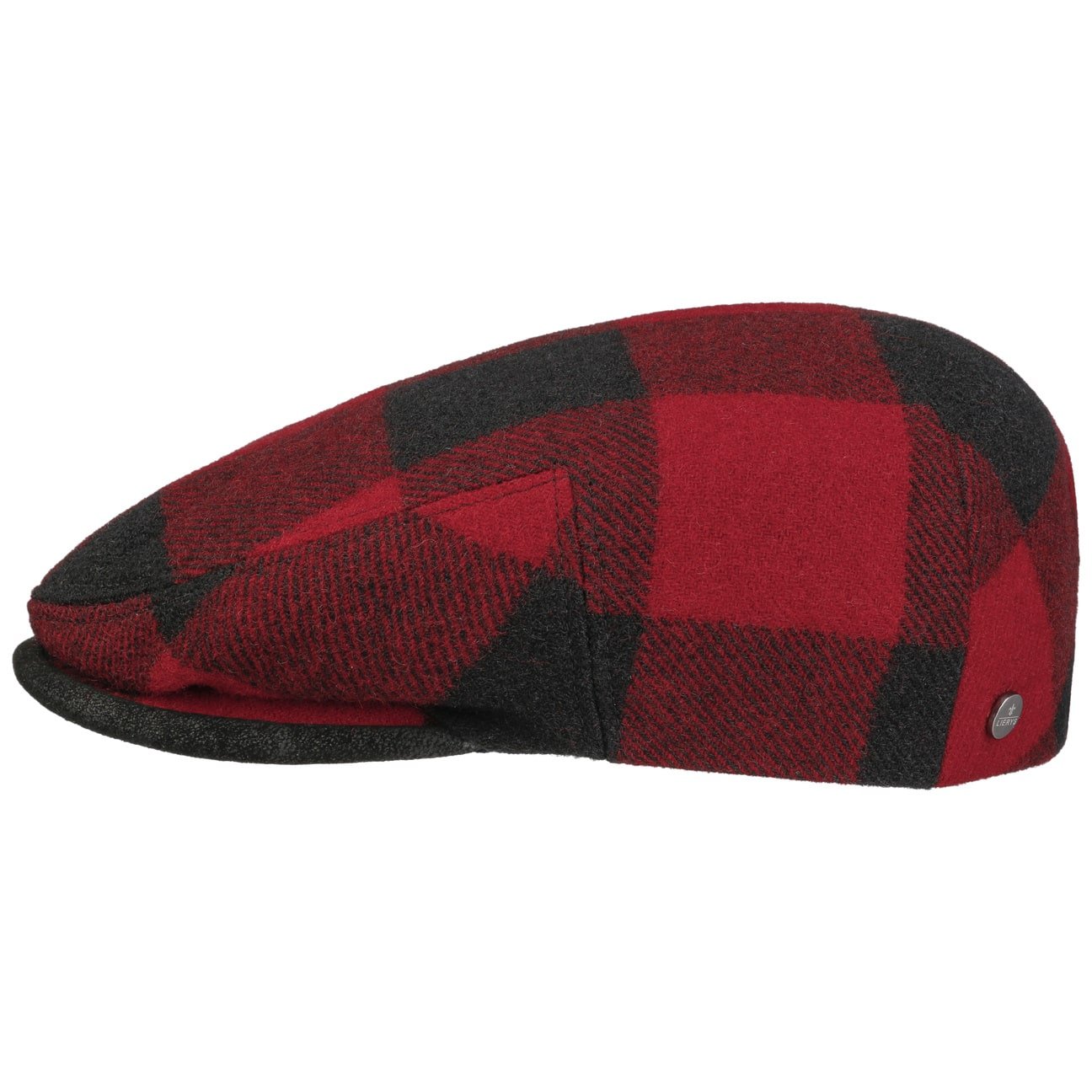 Lierys Check Driver Flat Cap - Classic Vintage Newsboy Hat for Men - Perfect for Casual Outfits, Driving, and Outdoor Adventures