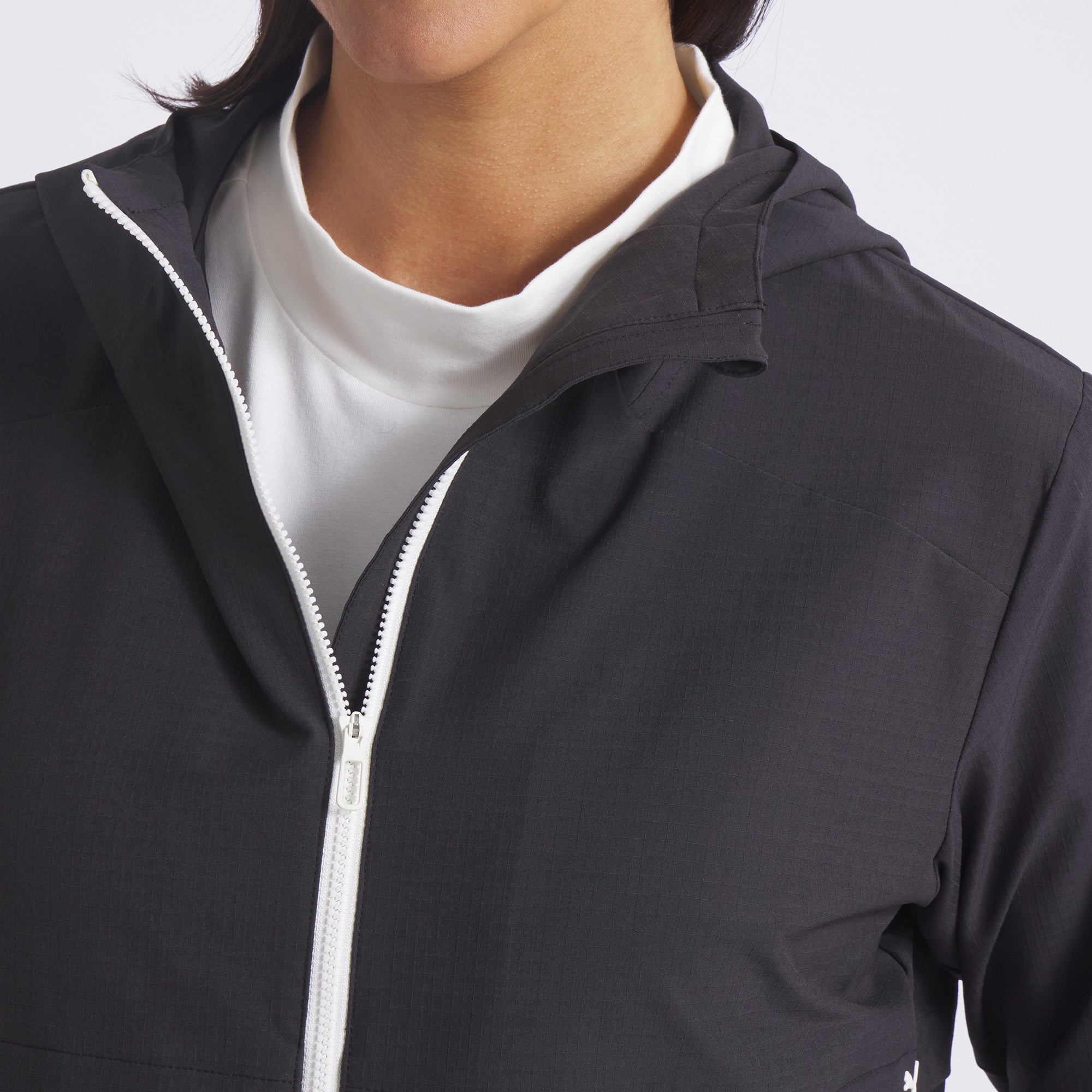 Women's Ripguard Full Zip Golf Jacket - Lightweight Waterproof Windbreaker for Golfing & Outdoor Activities